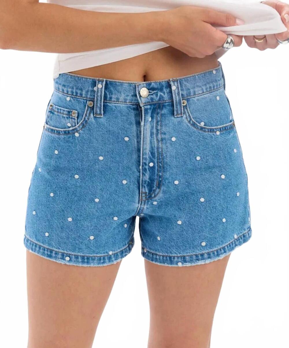 NEW DAZE the knockout short in dusty blue